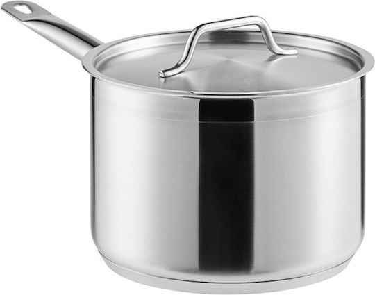 GTSA Inoxidabil Tigaie pentru sosuri Cu Capacitatea 2lt cu Diametru 16cm și Înălțime 9.5cm.