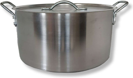 Semi-Pressure Cooker Aluminum Capacity 25lt with Diameter 40cm.