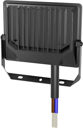 Braytron Αδιάβροχος LED Προβολέας 50W RGB με Τηλεχειριστήριο IP65