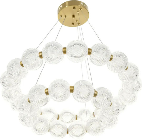 Ceiling Pendant Light Gold LED