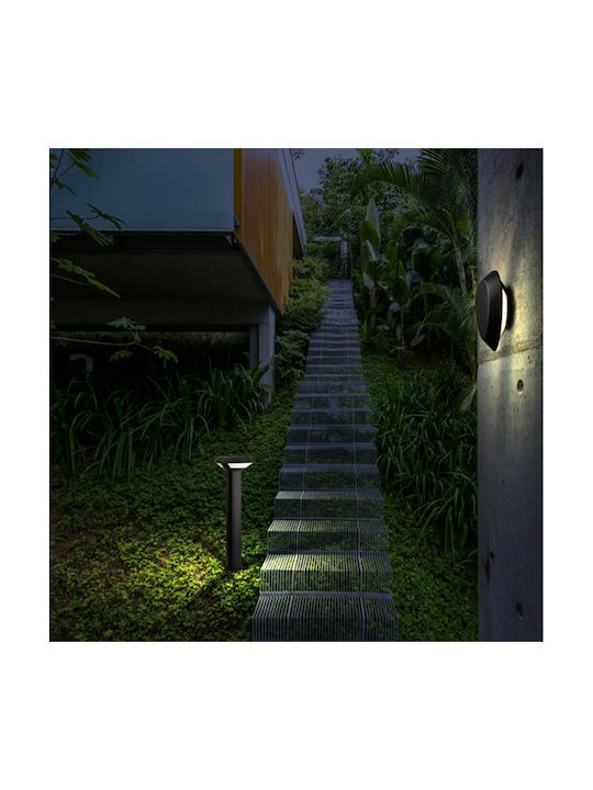 Sun Light Фенер Малък Пост LED За Външна Употреба 6W С Топло Бяла Светлина IP54 Сив