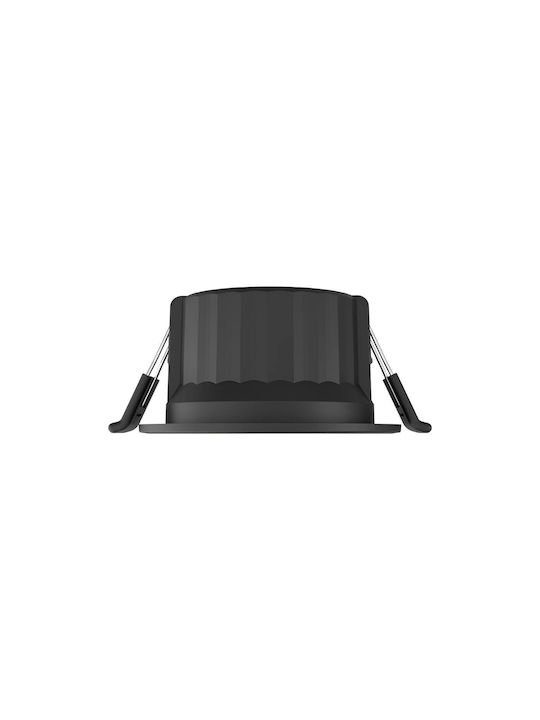 Braytron Round Metallic Recessed Spot Black 54x54cm. 1pcs
