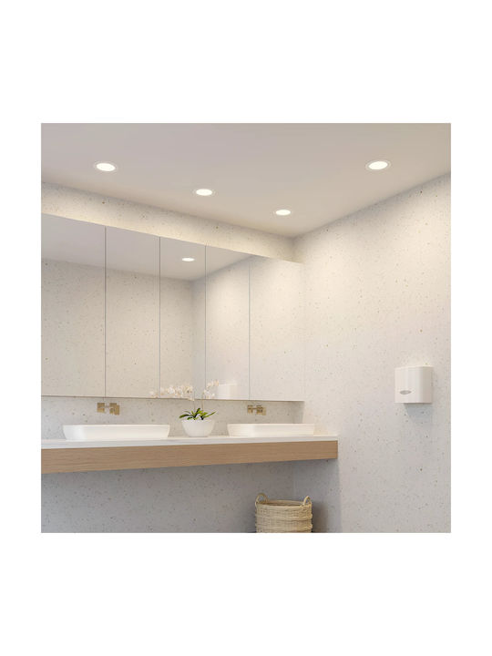 Braytron Round Metallic Recessed Spot Black 54x54cm. 1pcs