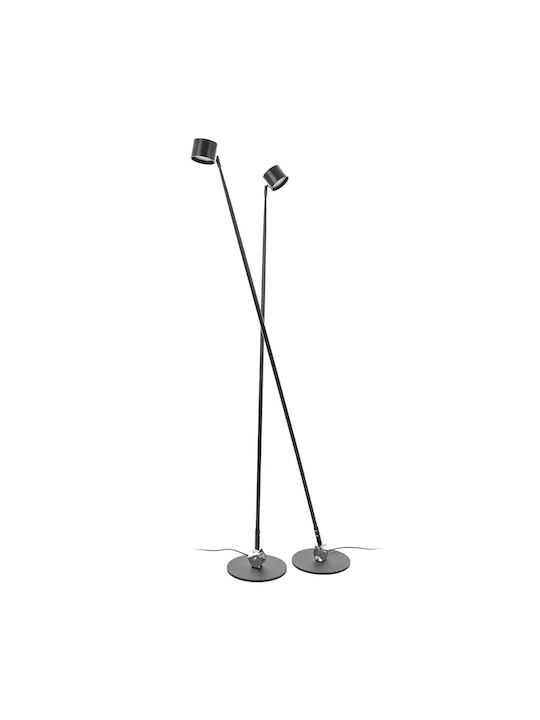 LED Floor Lamp with Adjustable White Light 1000lm Black LED Floor Lamp with Adjustable White Light 1000lm Black