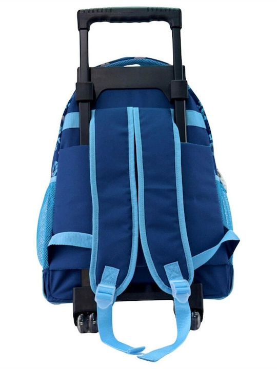 Disney Stitch School Trolley Bag Blue 33 x 22 x 44cm
