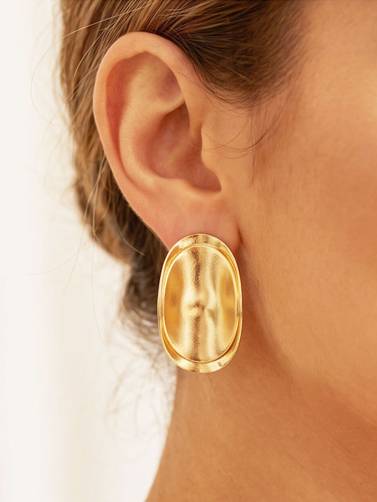 Touch Gold Plated Earrings 2371 Gold