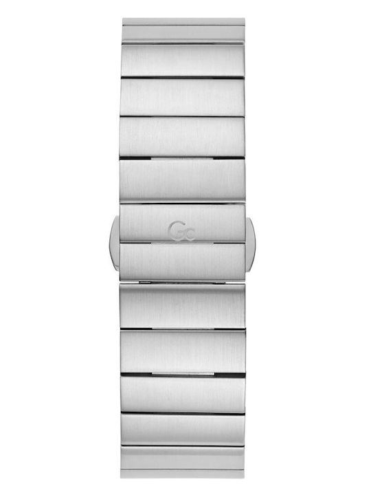 GC Watches Men's Watch 42mm Battery With Silver Metal Bracelet