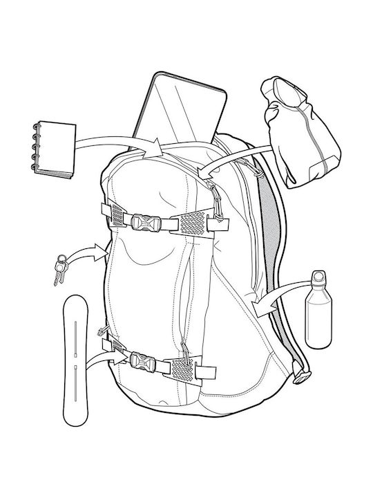 Burton Day Hiker 2.0 22lt Lila Rucksack