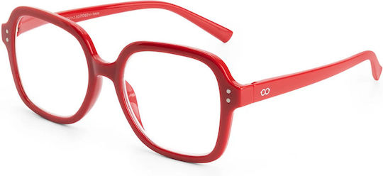 Looplabb Ochelari De Citit Pentru Femei +1.50 În Culoare Roșie
