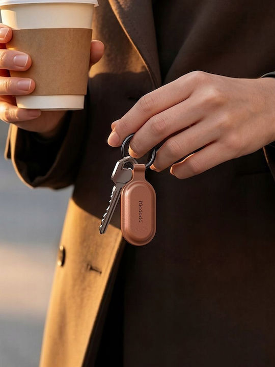 Mcdodo Mini Gps Tracker Car Keys Bike Apple Find My Brown