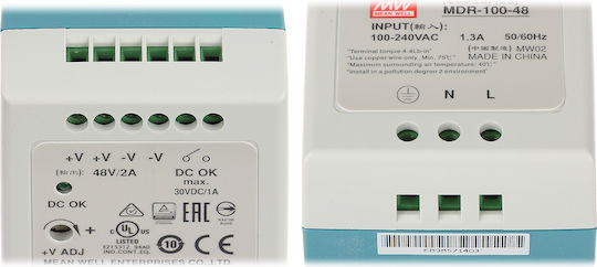 Stromversorgung für CCTV-Systeme MDR-100-48