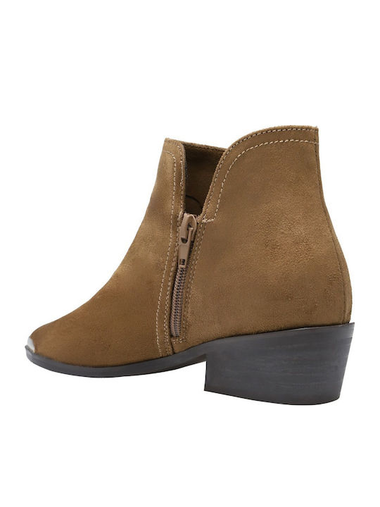 Stiefeletten Damen Tabac Braun