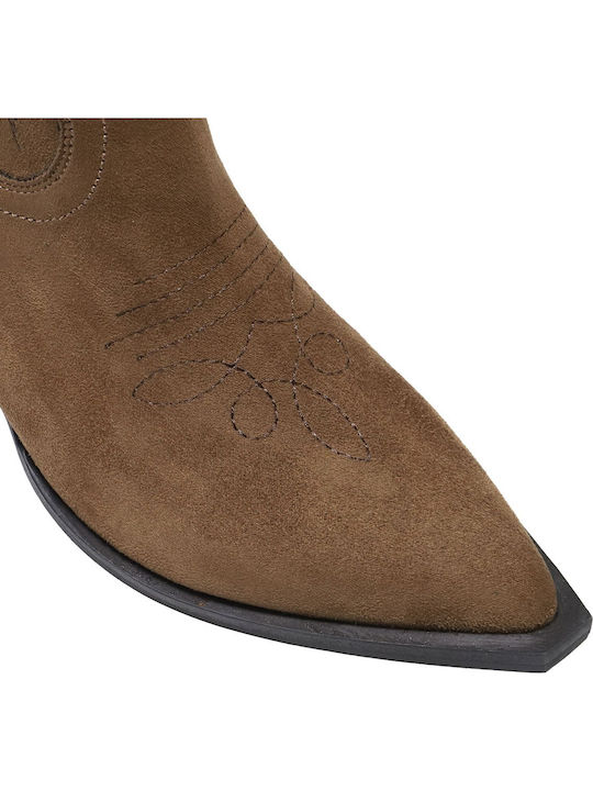 Stiefeletten Damen Tabac Braun