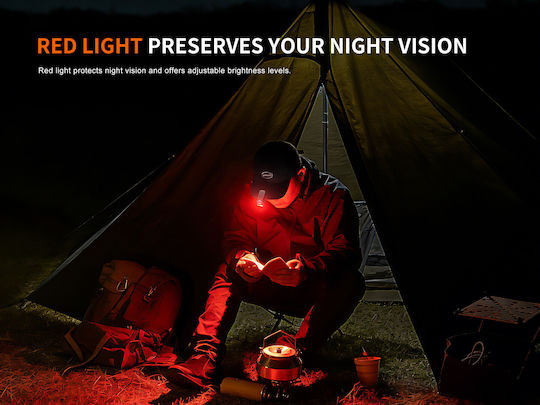 Fenix Rechargeable LED Head Flashlight IP66 with Maximum Brightness 300lm