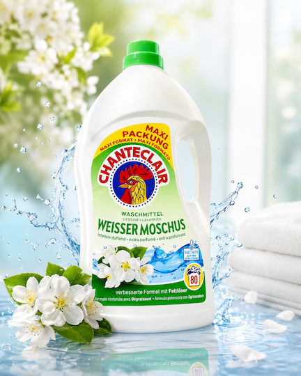 Chante Clair Detergent Lichid Condensat pentru Rufe Albe 3.6lt (80 Măsuri)
