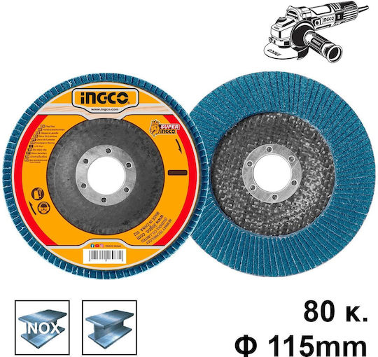 Ingco Grinding Disc Zirconium 115mm
