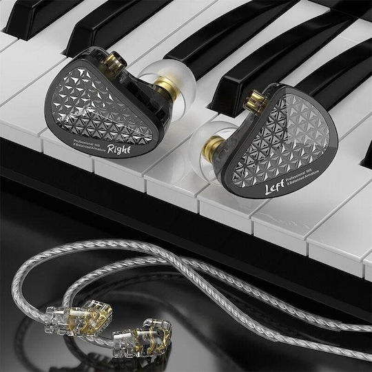 Kz Hi-fi In-ear Monitors As16 Pro Mic Black