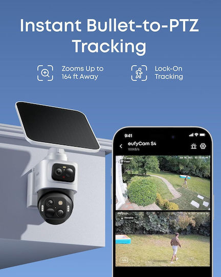 Eufy Eufy Kameraüberwachungssystem mit 1 Drahtloser IP Kamera 8MP und Steuerzentrale