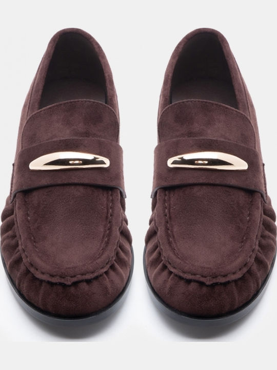 Women's Moccasins in Brown Colour