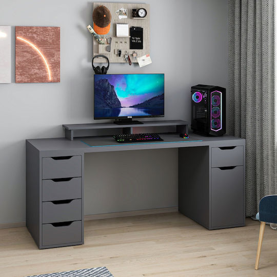 Конферентна Маса Alen Дървена Антрацит 180x60x75см