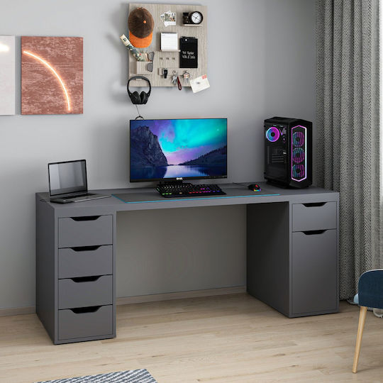 Конферентна Маса Alen Дървена Антрацит 180x60x75см