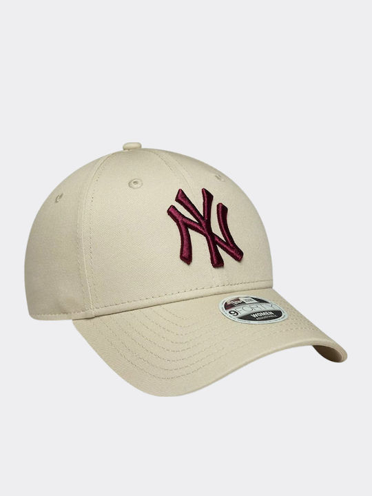 New Era New York Yankees Mlb League Essential Crem 9Forty Reglabil Pentru Femei Pălărie Bej New Era New York Yankees Mlb League Essential Crem 9Forty Reglabil Pentru Femei Pălărie Bej