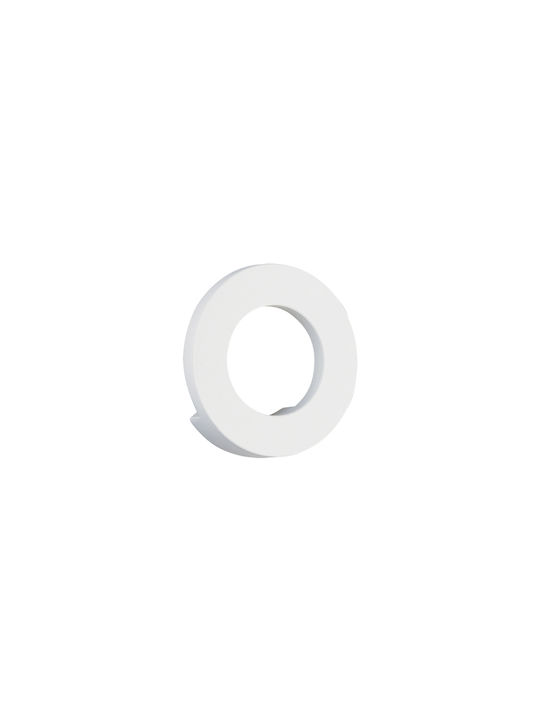 Viokef Santorini Wall Lamp with Integrated LED and Warm White Light Black 20x3.6cm
