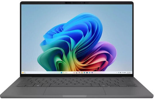 Asus Zenbook A14 OLED UX3407NA-QD174W 14" FHD+ (Snapdragon-X2 Elite X2E88100/16GB/512GB SSD/W11 Home) with Charger 100W Iceland Gray (US Keyboard)