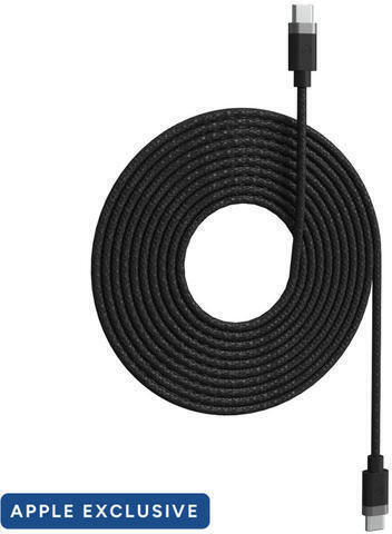 Mophie USB Typ-C Kabel USB-C 100W Länge 3m Schwarz für Apple Exklusiv