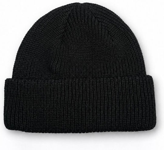 Beanie Unisex Knitted Beanie in Black Colour