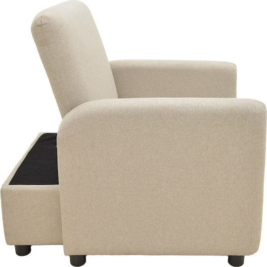 Flexa Sessel Bett Beige 85x92x84cm