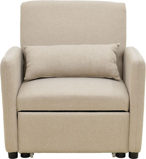 Flexa Sessel Bett Beige 85x92x84cm