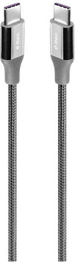 Ttec Alumi Type-c Cable 1.5 M 100w Grey