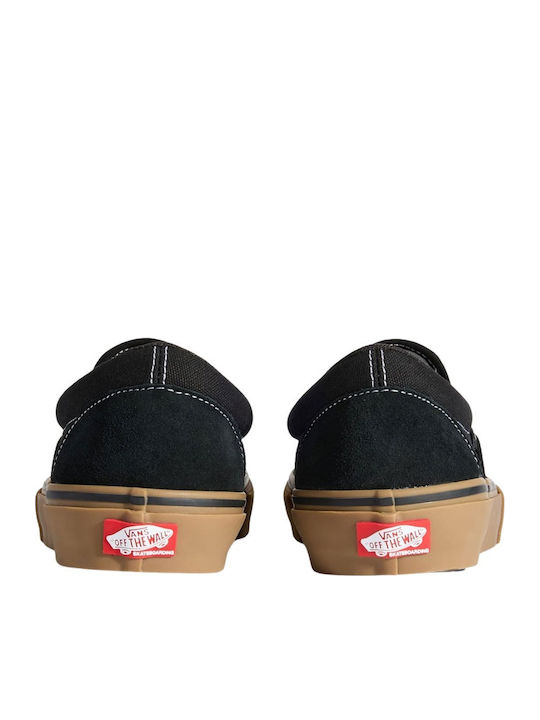 Skate Ανδρικά Slip-On Μαύρα