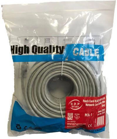Redled U/UTP Cat.6 (Gigabit) Cablu De Rețea Ethernet 30m Gri