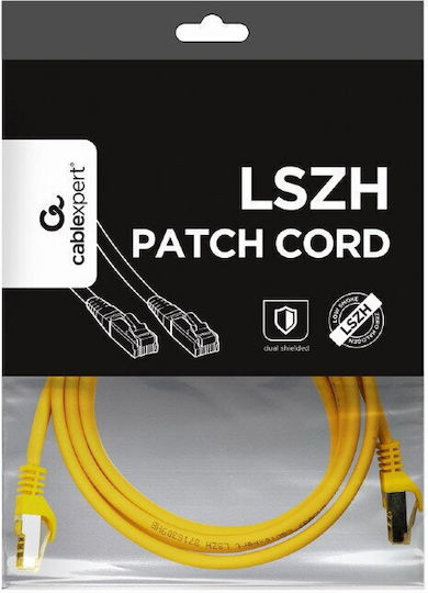 Gembird U/UTP Кат.6 (Gigabit) Мрежов Кабел Ethernet 1.5м Жълт