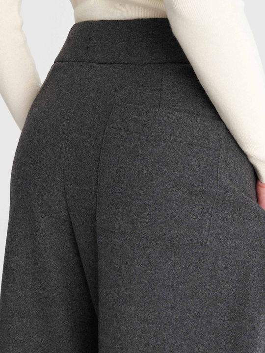 Wide Grey Sweatpants
