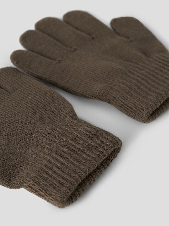Kinderhandschuhe Gestrickt Braun