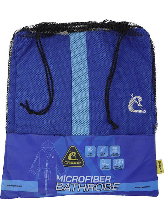 Cressi Sub Μπουρνούζι Κολυμβητηρίου Ενηλίκων Microfiber Μπλε