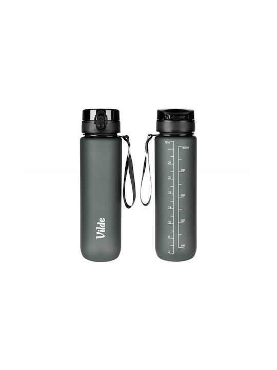 Vilde Wasserflasche 1000ml Schwarz
