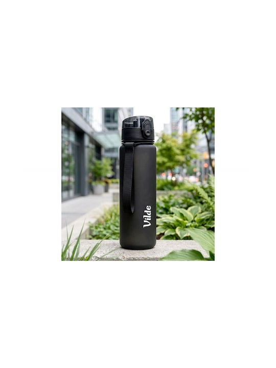 Vilde Vilde Wasserflasche 650ml Schwarzes