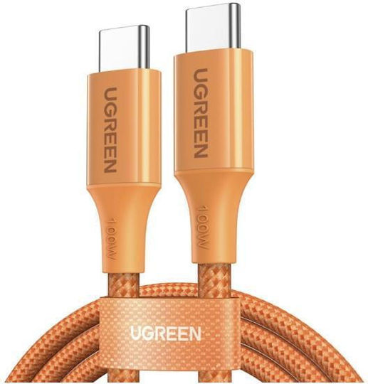 Ugreen L502 Kabel USB-C männlich - USB-C 100W PD Orange 1m 340703