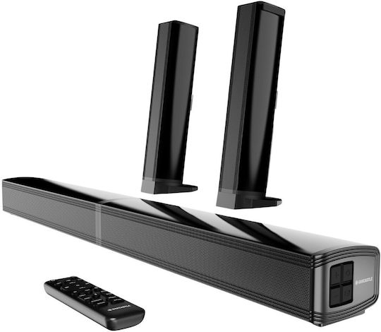 Majority SB80 Split Soundbar 2.2 με Τηλεχειριστήριο Μαύρο
