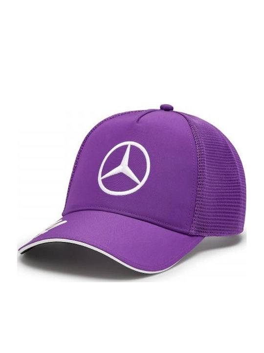Mercedes Mapf1 Rp Lh Purple Trucker Cap One Size