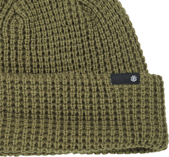 Damen Beanie Strickmütze in Khaki Farbe