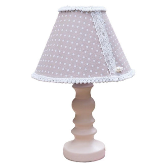 Lampa De Masă Laterală Pentru Copii Bej 20x15x10 Cm