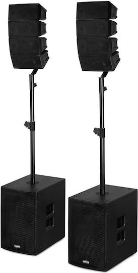 Vonyx VX922 Σετ με Αυτοενισχυόμενα Ηχείο PA 1600W με Woofer 12"
