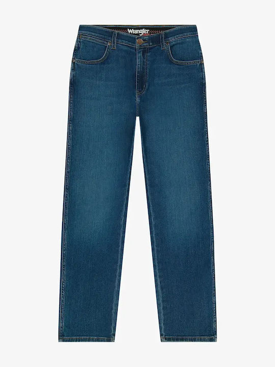 Greensboro Ανδρικό Παντελόνι Τζιν Ελαστικό Regular Straight Fit Μπλε