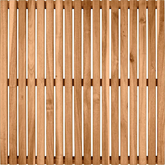 Wenko Set Badematten Hölzernes Akazie 55x55cm