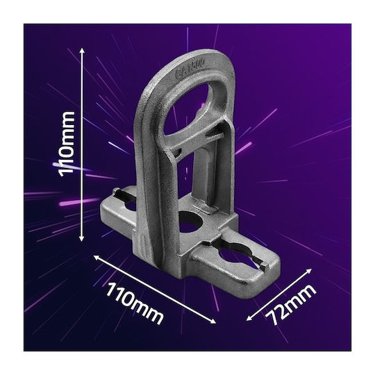 Qoltec Through-through Hook Hanger 14kn Mbl Cables